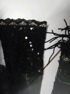 Black Choli Skirt