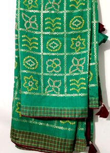 Beautiful Bandhani Saree
