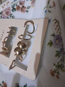 Earring Set Of Six New