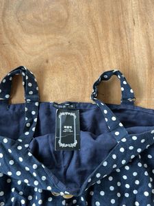 Cotton Polka Dot Croptop