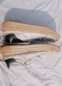 ZARA Classic White Lace-Up Sneakers | Original