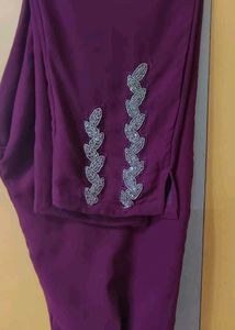 Wine colour Cord Set
