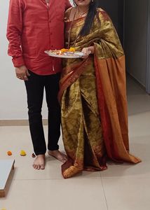 Golden Saree