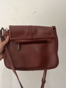 Vintage Burgundy Shoulder Bag