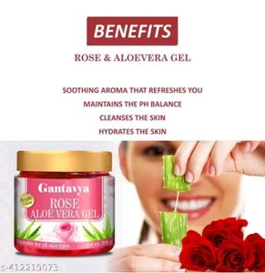 Gantavya Rose Aloe Vera Gel