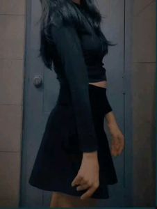Black A-Line Skirt