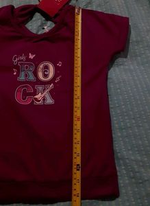 New Cute Girls Tulip Top(70)cm