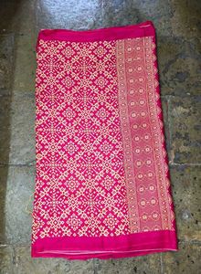 Pink Printed Saree