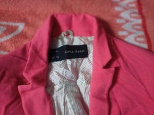 Pink Crop Blazer
