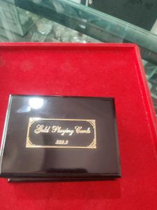 Gold Playing Cards Set Wth Box 🎁