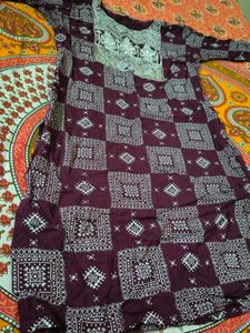Purple Kurti