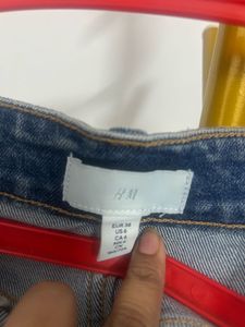 H&amp;M Frayed Denim shorts