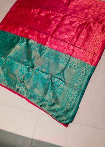 Multi Colour Banarasi Silk Saree