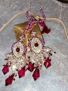 Heavy Stone Bridal Jewellery Set