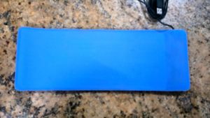 Flexible Rubber Keybord On Bed Typing