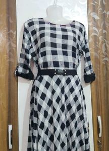 Checkered Maxi Dress