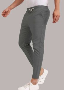 Men's Grey Casual Joggers