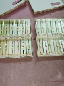 24 Designer Rakhis With Individual Box Packing