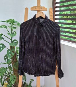 Striped Button-Down Shirt