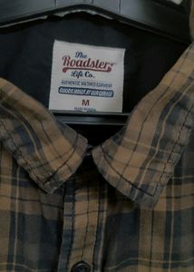 Brown Roadster Check Shirt