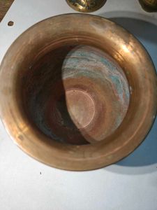 Combo of 2 Brass Pooja Items — Kalash Lota &amp; Puja