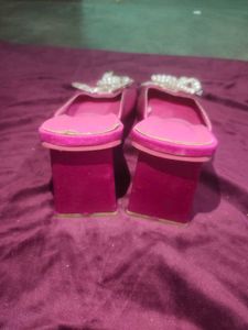Pink Embellished Ballerinas