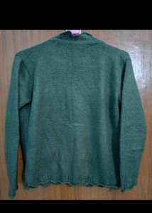 Handmade Olive Sweater