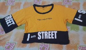 Yellow Crop Top