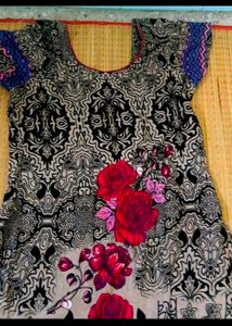 Cotton Kurta Set With Duppata