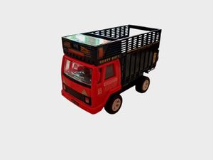 Toy Truck - Red and Black
