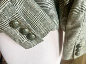 Smart Short Jacket In Checks (grey/white/black)