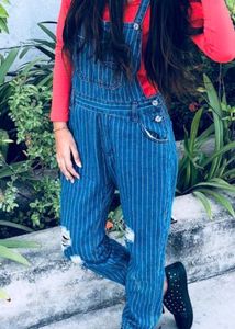 Jeans Dangri Jumpsuit
