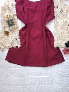 Corset Back Lace Sleeves Kurti 🫶🏻🎀