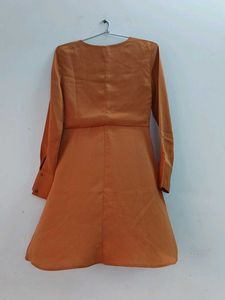 Vero Moda Formal Elegant Brown Dress