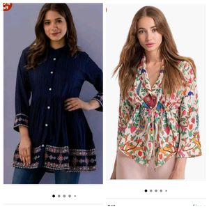 2 Rayon Tops 42inch