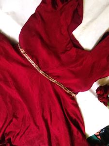 Wine Red Dress