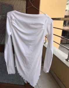 Asymmetrical White Top