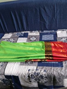 Mysore Saree With Embroidery Border