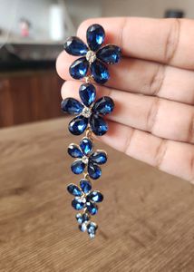 Blue Flower Danglers