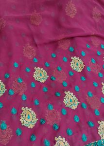 Full Embroidered Saree