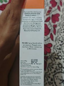 Biotique Spf50 Sandalwood Sunscreen Spray PA+++
