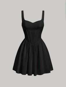 mini corset dress with V down waist