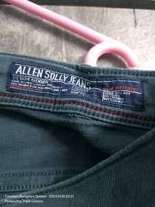 Sea Green Jeans Allensolly