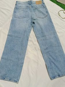 H&amp;M Blue straight fit Jeans
