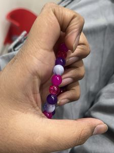 Colorful Beaded Charm Bracelet