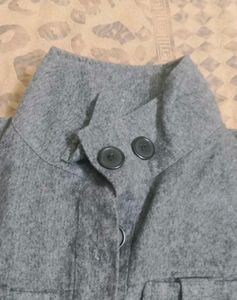 Wool Frock Onepiece With Belt
