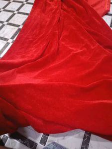 Red Shaneel Cloth New Not Used 4 Meter