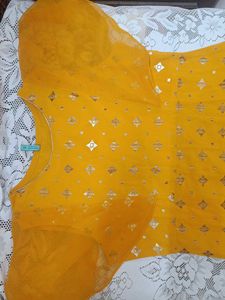 Elegant Yellow Ethnic Kurti