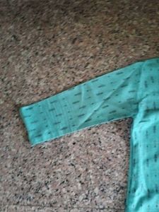 Blue Kurti with Pattern