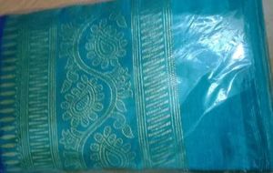 Mysore Silk Saree With Foil Print